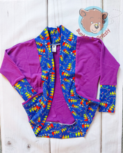 Load image into Gallery viewer, Christmas Lights Cocoon Cardi/ 3-6Y