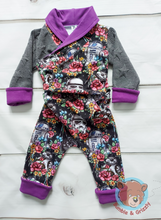 Load image into Gallery viewer, Floral Wars Romper/3-6Y