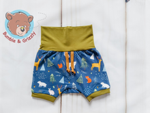 Load image into Gallery viewer, Woodland Grow With Me Shorts/3-12 Month