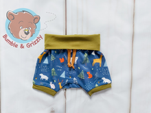 Load image into Gallery viewer, Woodland Grow With Me Shorts/3-12 Month