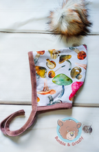 Load image into Gallery viewer, Mushrooms Pompom Pixie Hat 12m-2T