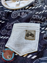 Load image into Gallery viewer, Heavy Machinery Grow Romper/12m-3T