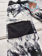 Load image into Gallery viewer, Monochrome Tie Dye Joggers/ 3-6Y
