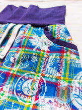 Load image into Gallery viewer, Plaid Stamps Shorts- 12m-3T