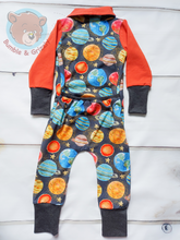 Load image into Gallery viewer, Space Adventure Envelope Romper- 12m-3T