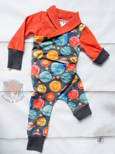 Load image into Gallery viewer, Space Adventure Envelope Romper- 12m-3T