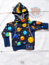 Load image into Gallery viewer, Happy Planets Big Pocket Hoodie- 12m-3T