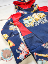 Load image into Gallery viewer, Cement Mixer Hoodie- 12m-3T