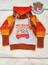Load image into Gallery viewer, Big Pocket Pumpkin Patch Pullover- 12m-3T