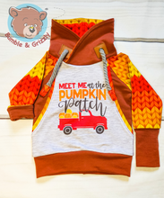 Load image into Gallery viewer, Big Pocket Pumpkin Patch Pullover- 12m-3T