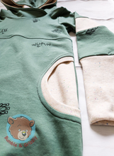 Load image into Gallery viewer, Houseplants Hooded Big Pocket Tunic- 6-9Y