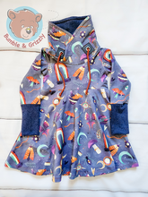 Load image into Gallery viewer, Magical Goodies Cowl Dress- 12m-3t