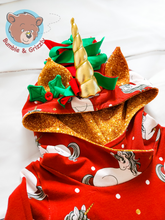 Load image into Gallery viewer, Holly-corn Hooded Dress 3T-6