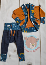 Load image into Gallery viewer, Woodland Grow With Me Pants- No Pocket/3-12m
