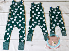 Load image into Gallery viewer, Green Fox Grow With Me Romper/All Sizes
