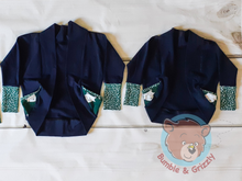 Load image into Gallery viewer, Fox Grow With Me Cocoon Cardigan/All Sizes
