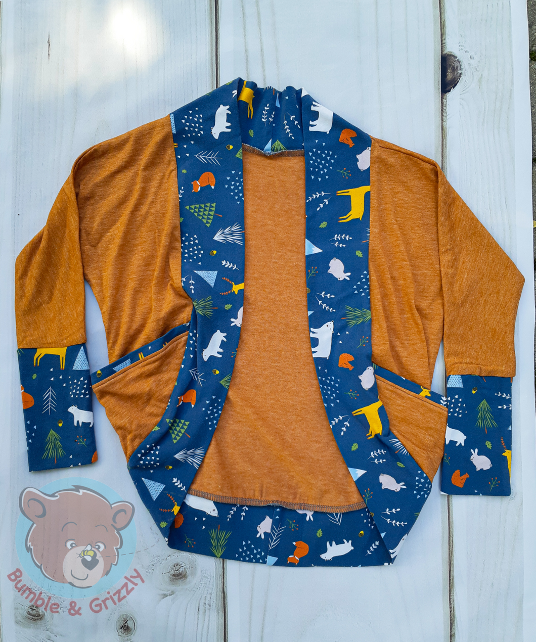 Woodland Grow With Me Cocoon Cardigan/ All Sizes