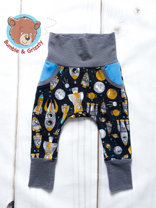 Blast Off Grow With Me Pants/3-12months