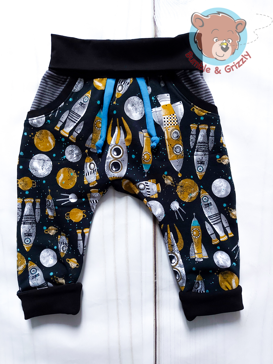 Blast Off Grow With Me Pants/12m-3Y