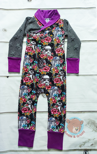 Floral Wars Romper/3-6Y