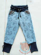 Load image into Gallery viewer, Little Owls Drawstring Grow With Me Joggers/12m-3Y
