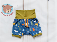 Load image into Gallery viewer, Woodland Grow With Me Shorts/3-12 Month
