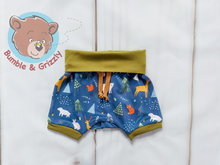 Load image into Gallery viewer, Woodland Grow With Me Shorts/3-12 Month
