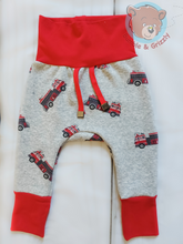 Load image into Gallery viewer, Ultra Soft Fire Truck Pants/ 3-12 months
