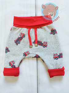 Ultra Soft Fire Truck Pants/ 3-12 months