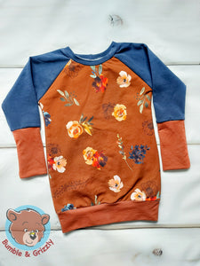 Earthy Floral Tunic- 3T-6