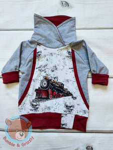 Big Pocket Train Pullover- 3T-6y