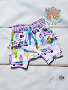 Ice Cream Truck Shorts- 12m-3T