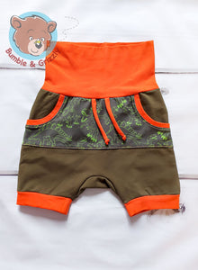 Dino Pocket Shorts- 3T-6