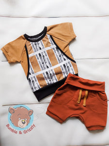 Rust Shorts- 12m-3T