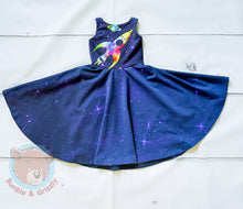 Load image into Gallery viewer, Blast off! Twirly Dress- 3T-6
