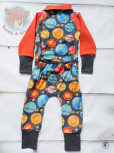 Load image into Gallery viewer, Space Adventure Envelope Romper- 12m-3T
