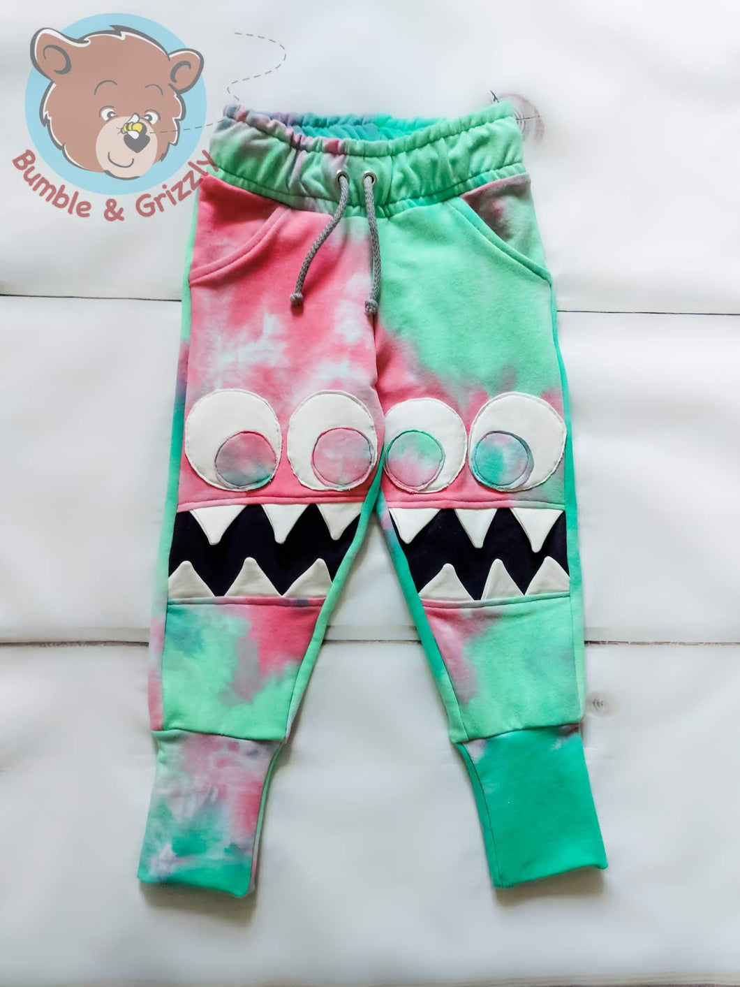 Mint Monster Pants- 12m-3T