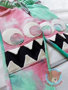 Mint Monster Pants- 12m-3T