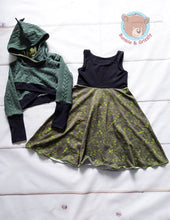 Load image into Gallery viewer, Dino Dress Set- 6-9Y
