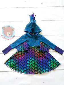 Dragosaur Dress- 3T-6Y