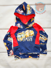 Load image into Gallery viewer, Cement Mixer Hoodie- 12m-3T
