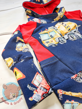 Load image into Gallery viewer, Cement Mixer Hoodie- 12m-3T
