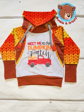 Load image into Gallery viewer, Big Pocket Pumpkin Patch Pullover- 12m-3T
