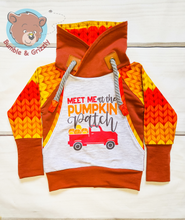 Load image into Gallery viewer, Big Pocket Pumpkin Patch Pullover- 12m-3T
