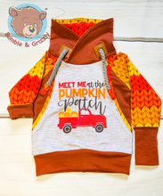 Load image into Gallery viewer, Big Pocket Pumpkin Patch Pullover- 12m-3T
