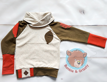 Load image into Gallery viewer, Neutral Leaf Patch Pullover- 3T-6Y
