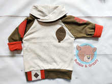 Load image into Gallery viewer, Neutral Leaf Patch Pullover- 3T-6Y
