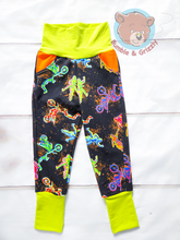 Load image into Gallery viewer, Neon Dirtbike Joggers- 3T-6
