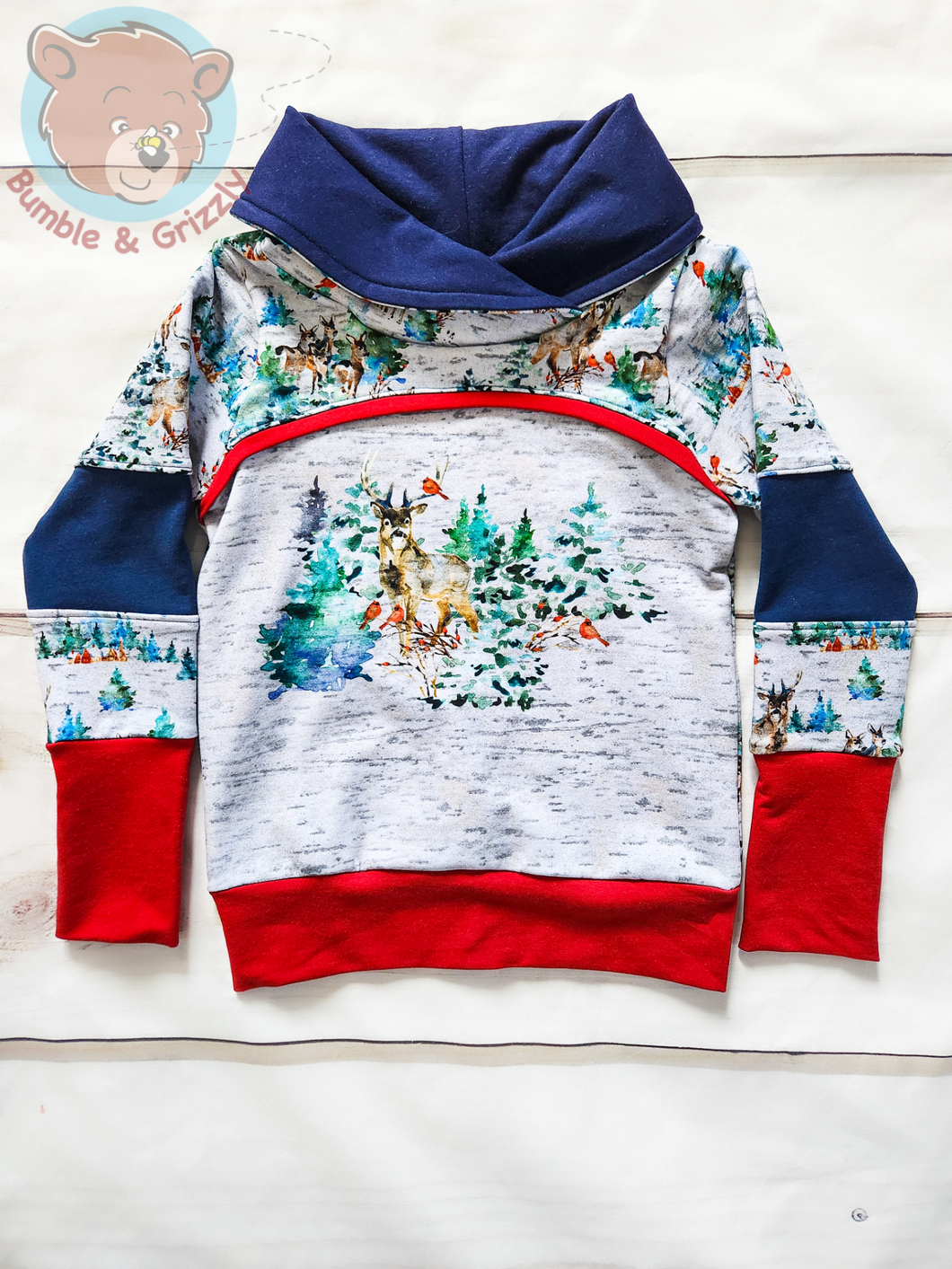 Winter Scene Pullover- 3T-6