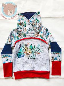 Winter Scene Pullover- 3T-6